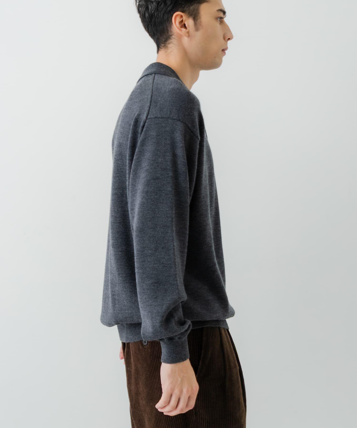 URBAN RESEARCH「CASH FEEL W/MID ニットポロ」|ニット・セーター|