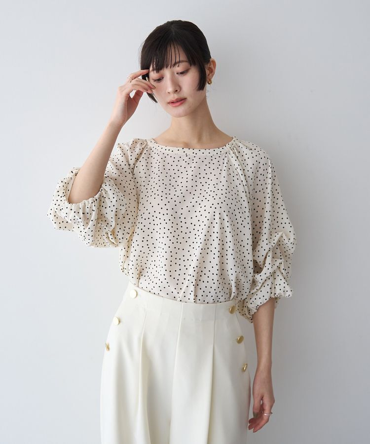 YECCA VECCA「ホイップスリーブブラウス」|シャツ・ブラウス|Dot