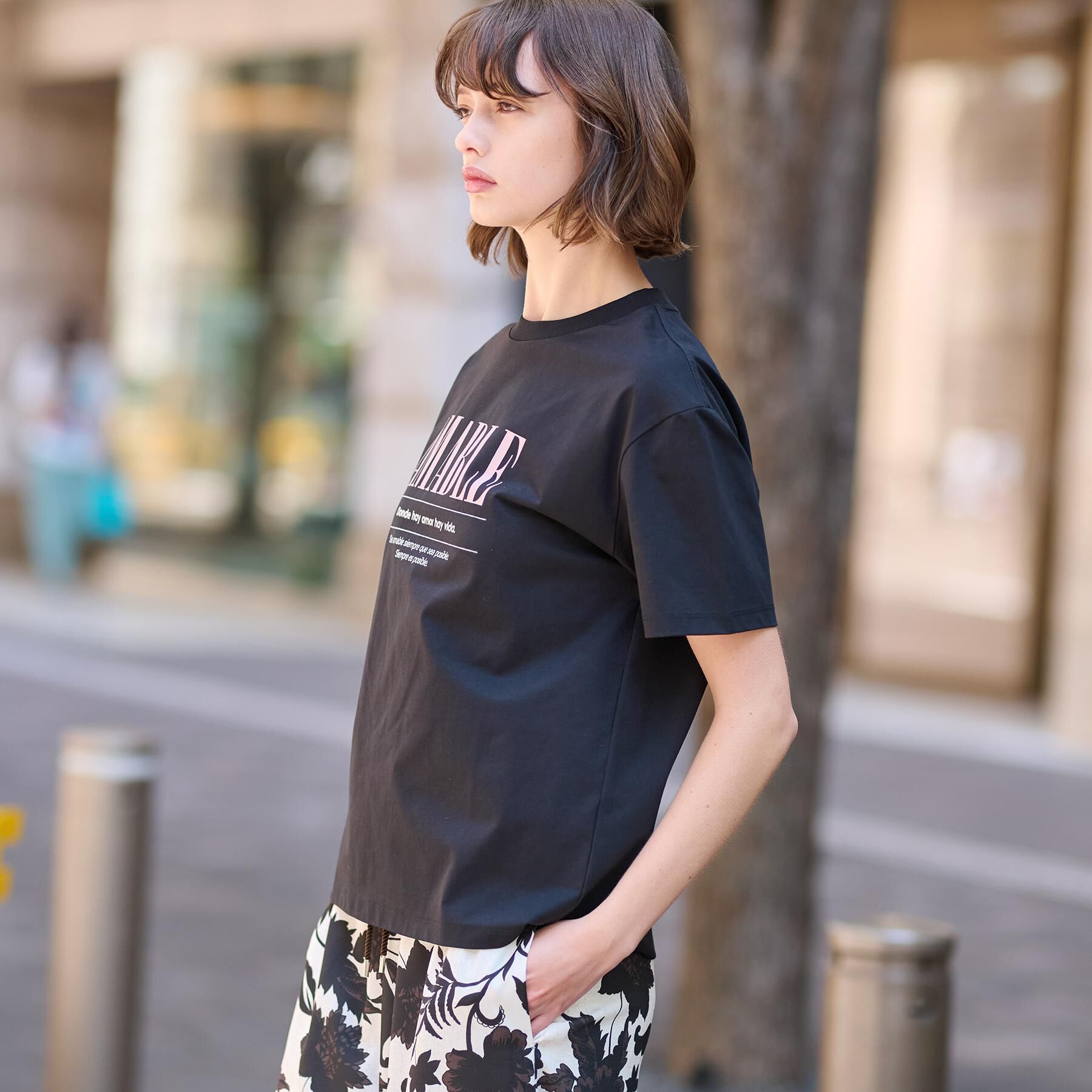 DRESSTERIOR「◆【接触冷感/UVカット】バックブリーズテックロゴTシャツ」|Tシャツ・カットソー|
