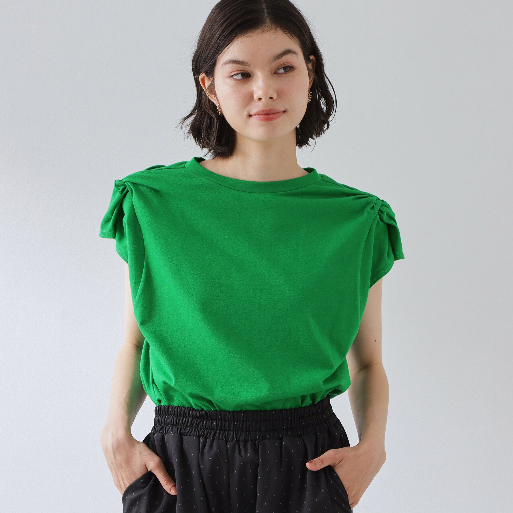 THE SHOP TK「ツイストアクセントプルオーバー」|Tシャツ・カットソー|