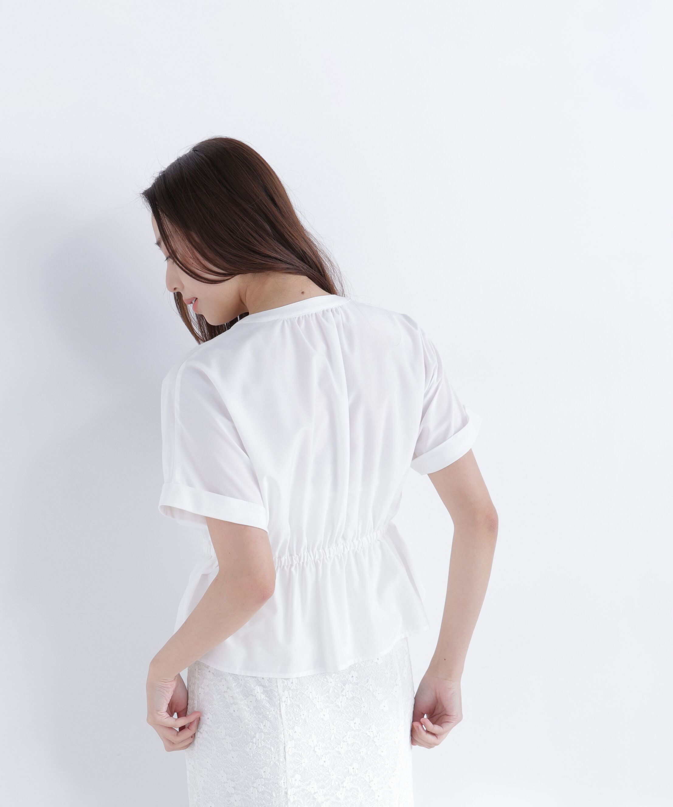  「〈ちょうど、いい服〉きゅっとふわっと。全部盛りブラウス」|シャツ・ブラウス|