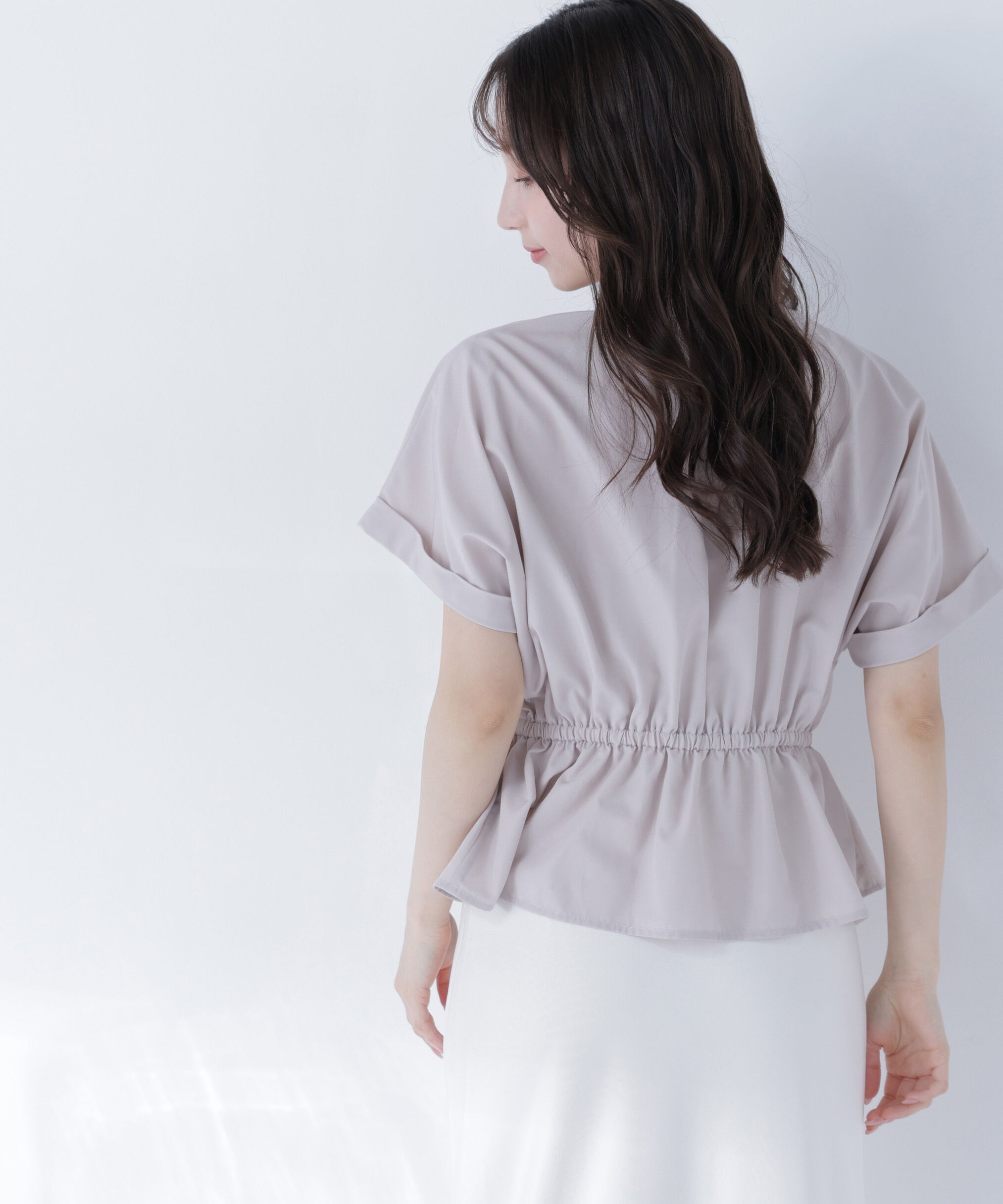  「〈ちょうど、いい服〉きゅっとふわっと。全部盛りブラウス」|シャツ・ブラウス|