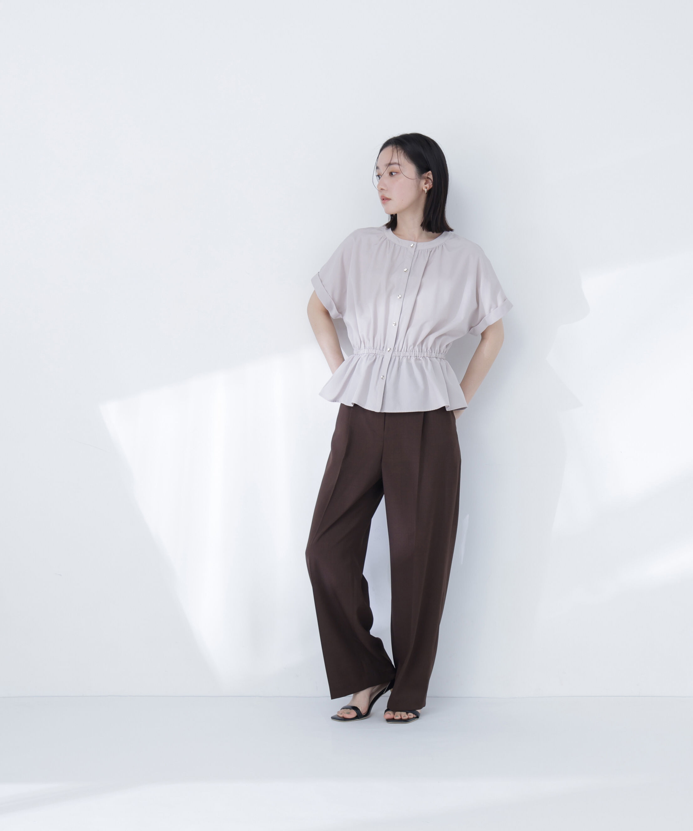  「〈ちょうど、いい服〉きゅっとふわっと。全部盛りブラウス」|シャツ・ブラウス|