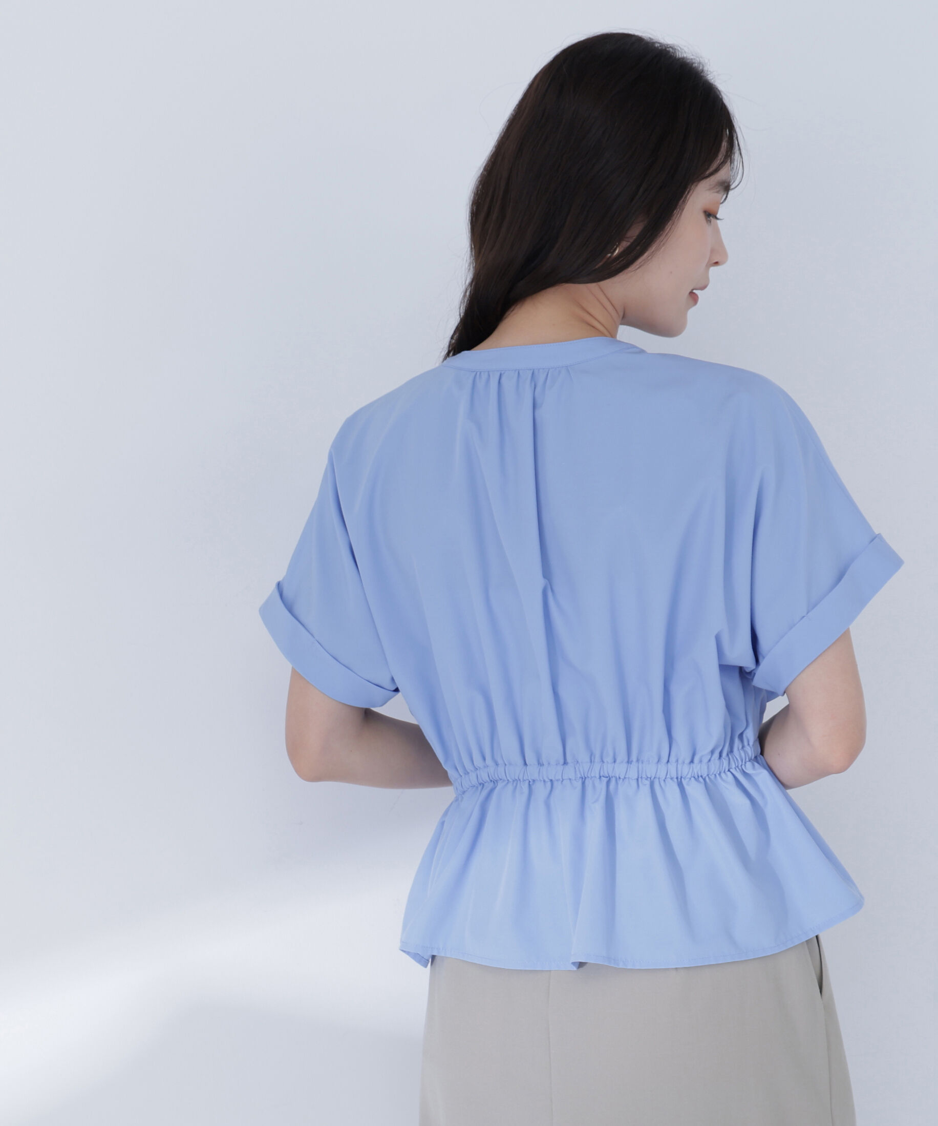  「〈ちょうど、いい服〉きゅっとふわっと。全部盛りブラウス」|シャツ・ブラウス|