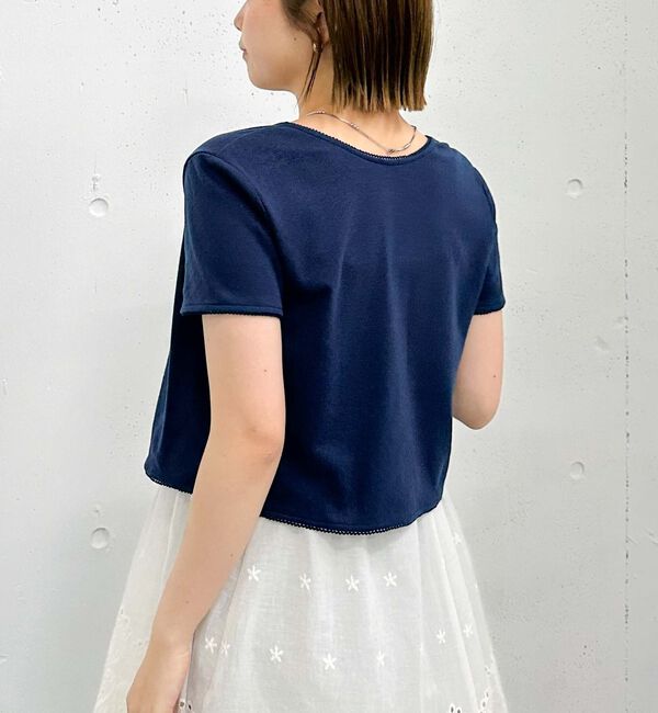 archives「針抜きハーフスリーブカーディガン」|Tシャツ・カットソー|