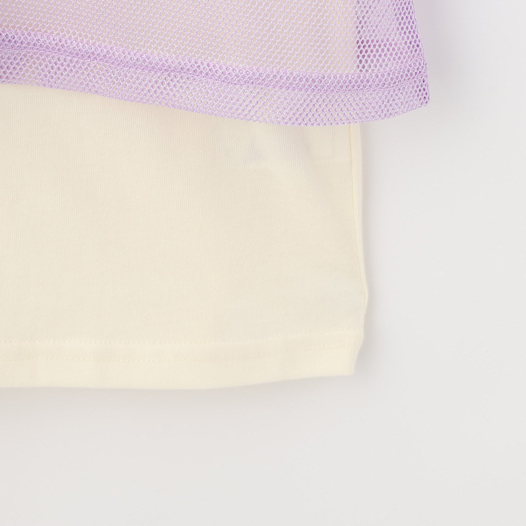 SHOO･LA･RUE「【130-150cm/2点セット】メッシュセットプルオーバー」|その他|