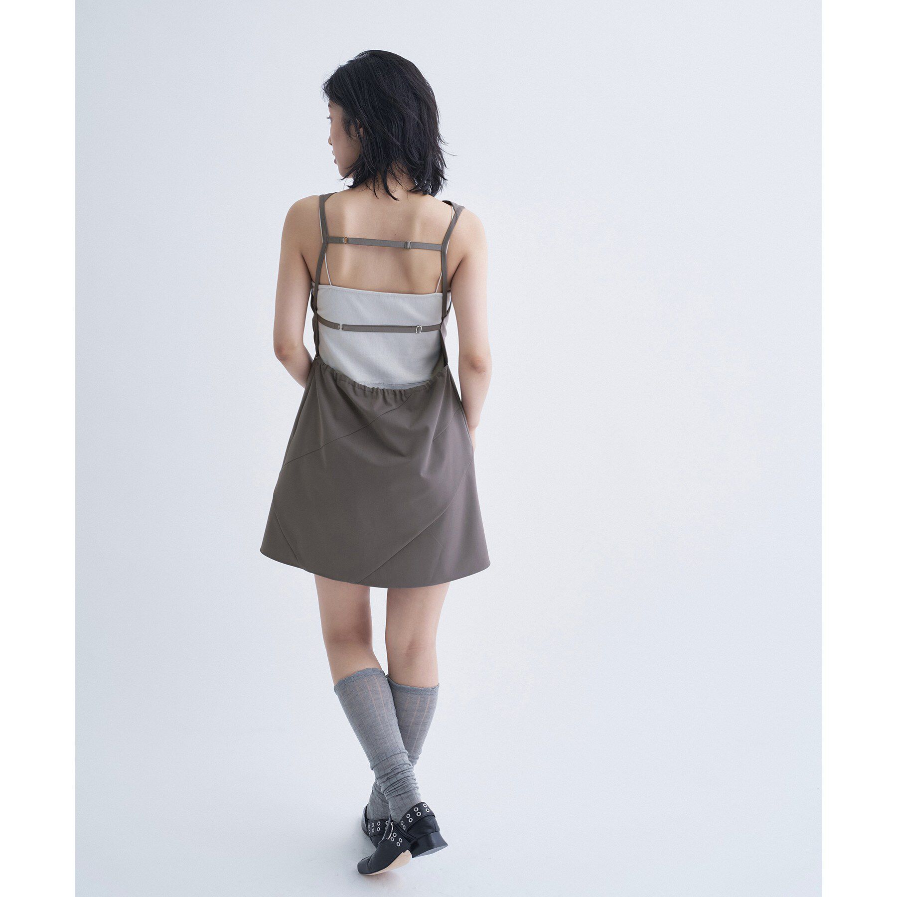 CODE A「apron dress」|ワンピース|