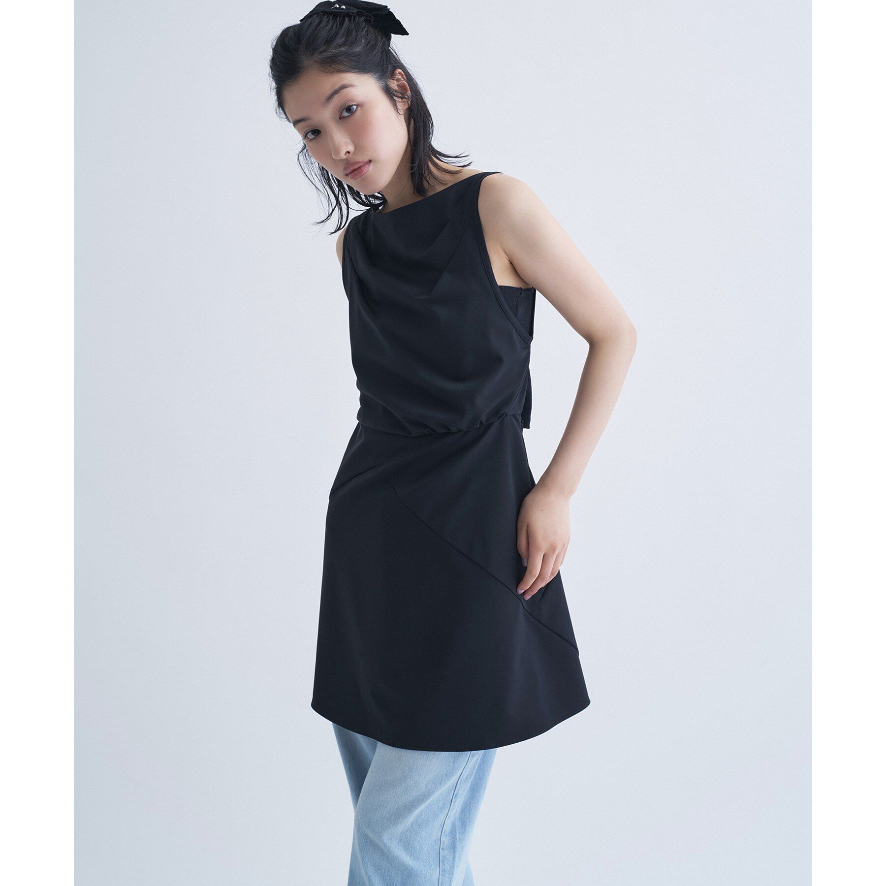 CODE A「apron dress」|ワンピース|