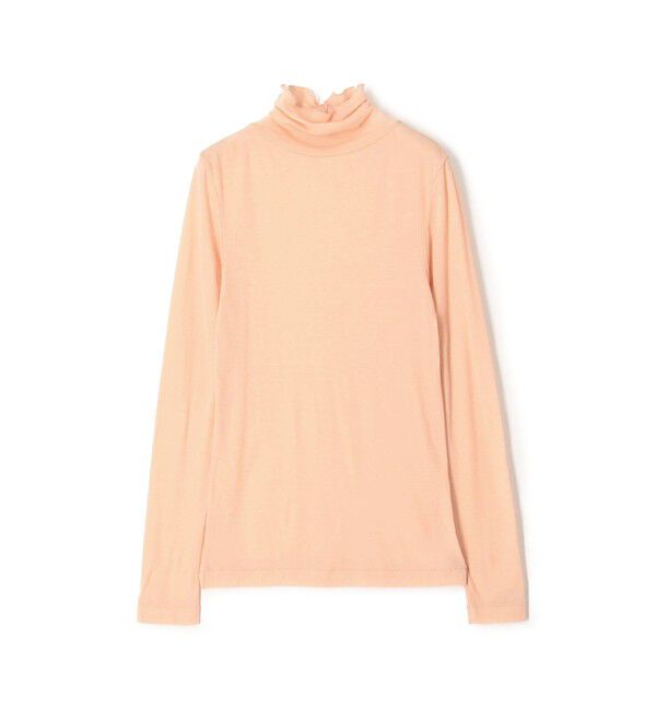 MACPHEE「シアージャージー タートルネックプルオーバー」|Tシャツ・カットソー|27 オレンジ