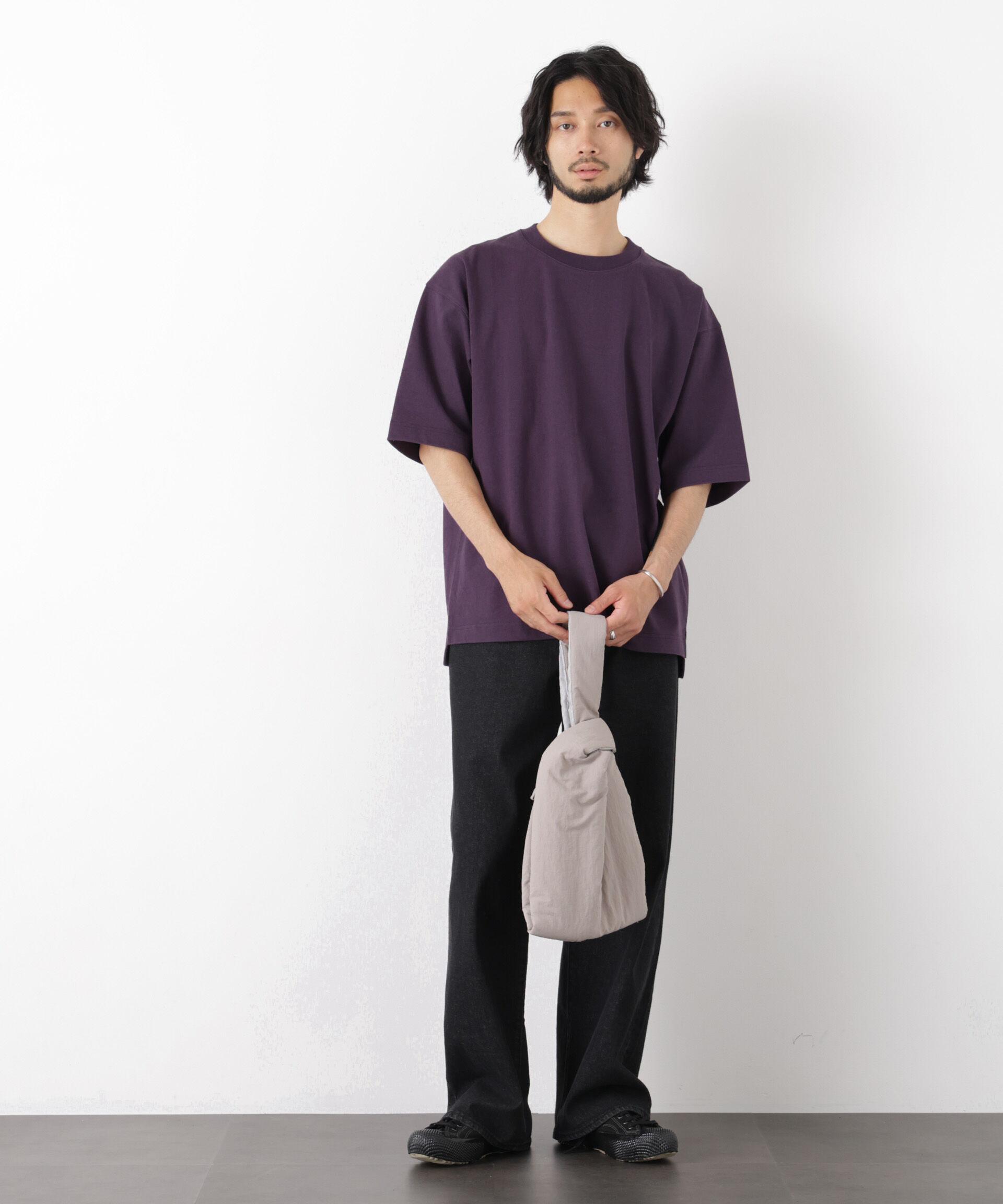 NANO universe「WEB限定/ヘビーウェイトカラーTシャツ 半袖」|Tシャツ・カットソー|