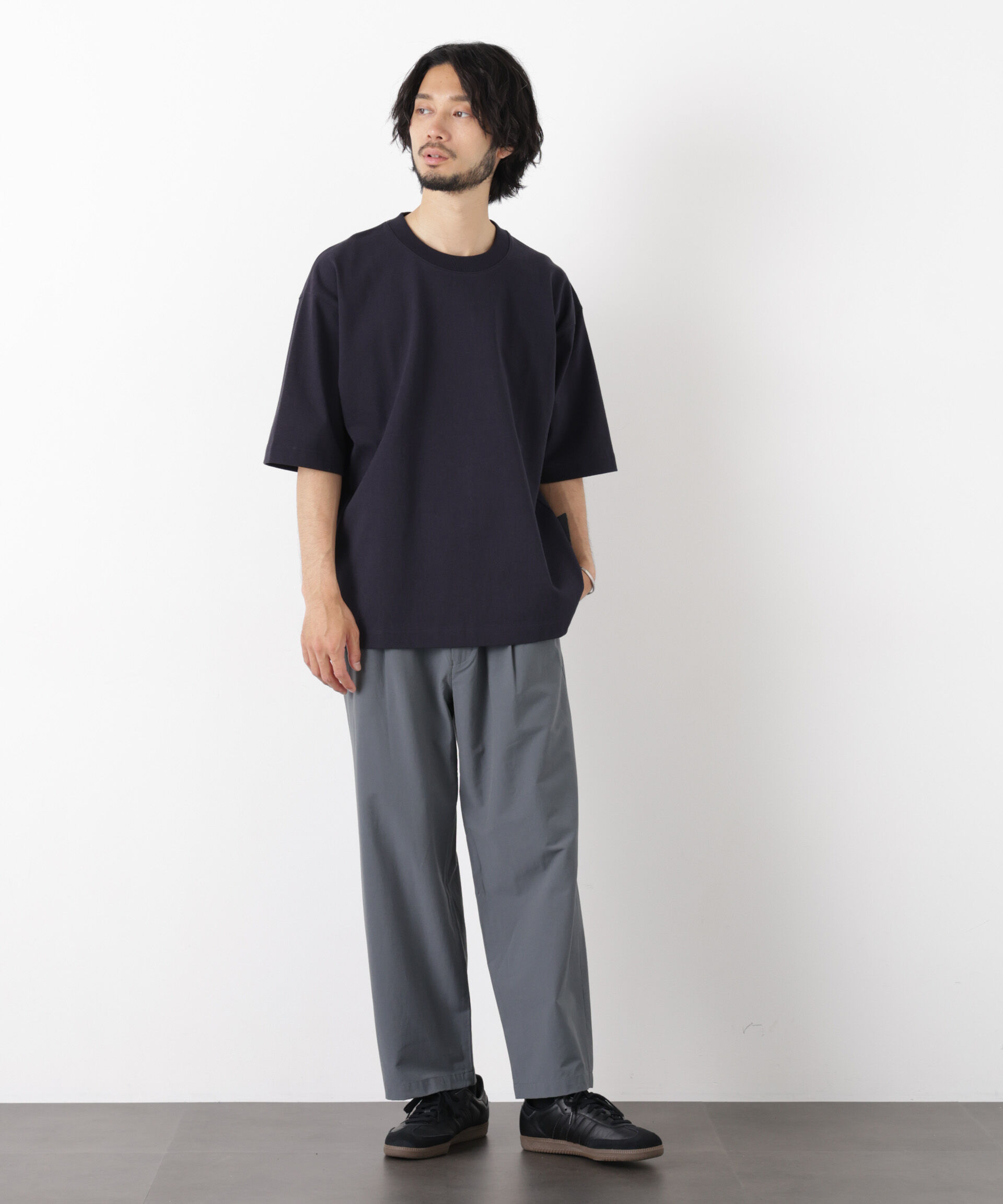 NANO universe「WEB限定/ヘビーウェイトカラーTシャツ 半袖」|Tシャツ・カットソー|