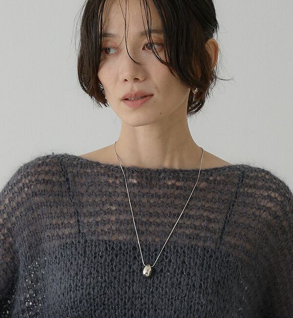 qualite「【ステンレス】スライドチェーンワントップネックレス【予約】」|ネックレス|シルバー