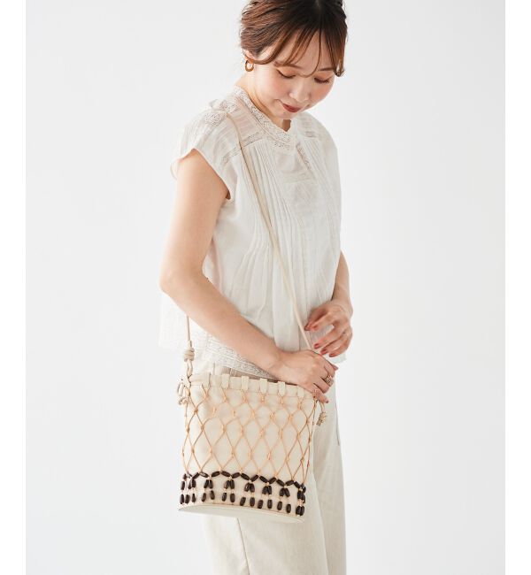 le.coeur blanc「BAGMATI レザー&times;コードショルダー」|ショルダー・メッセンジャー|