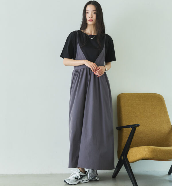 Doux archives「【接触冷感・ＵＶ・ウォッシャブル】ナイロンキャミワンピース」|ワンピース|