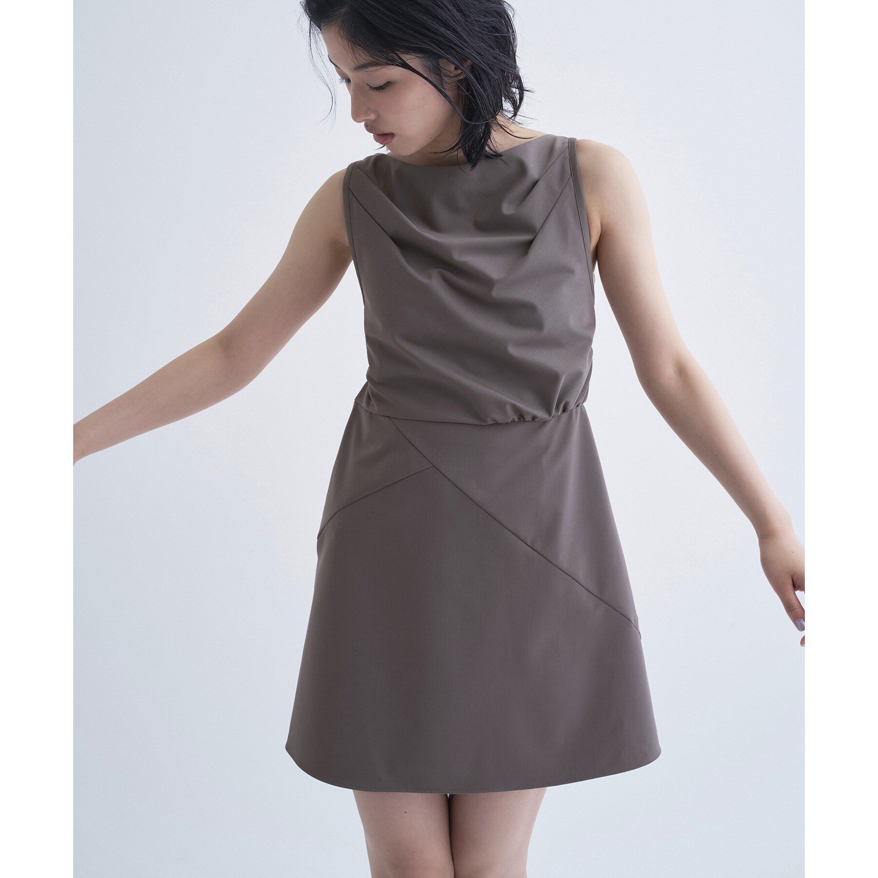 CODE A「apron dress」|ワンピース|トープ(054)
