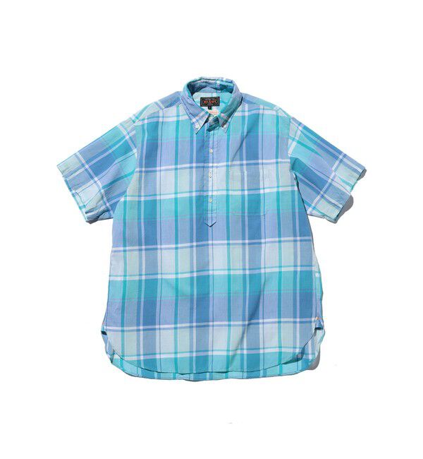 BEAMS PLUS「B.D. Pullover Classic-fit Madras」|シャツ・ブラウス|