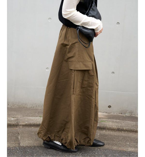 OUTDOOR PRODUCTS Usual Things「≪予約≫追加 ドロストバルーンカーゴスカート」|スカート|