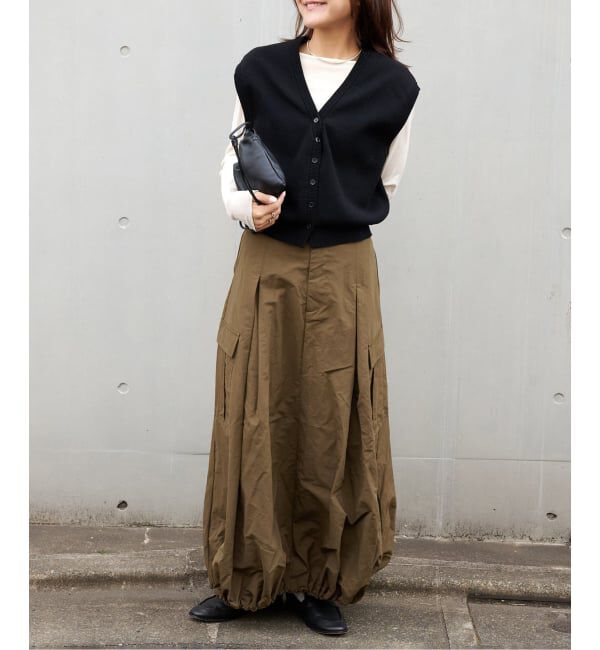 OUTDOOR PRODUCTS Usual Things「≪予約≫追加 ドロストバルーンカーゴスカート」|スカート|