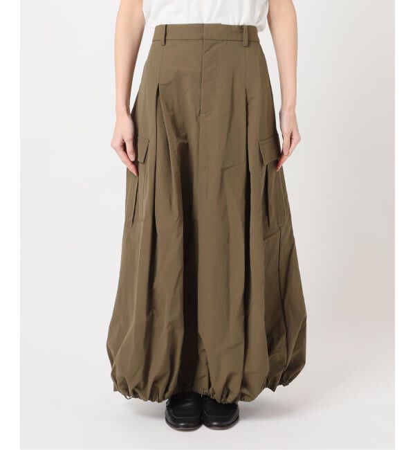 OUTDOOR PRODUCTS Usual Things「≪予約≫追加 ドロストバルーンカーゴスカート」|スカート|