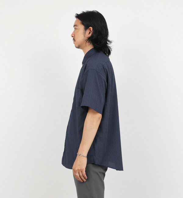 NOLLEY'S goodman「《一部セットアップ対応》DotAir ドットエアー半袖B.D. ボタンダウンシャツ 通気性/UVカット 26SS」|シャツ・ブラウス|
