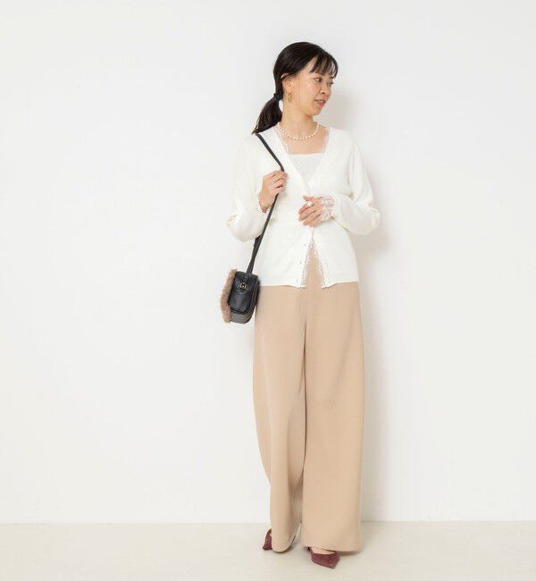 NOLLEY'S sophi「【一部WEB限定カラーアイテム】《セットアップ対応》ツイルバイヤス洗練美脚パンツ」|その他|