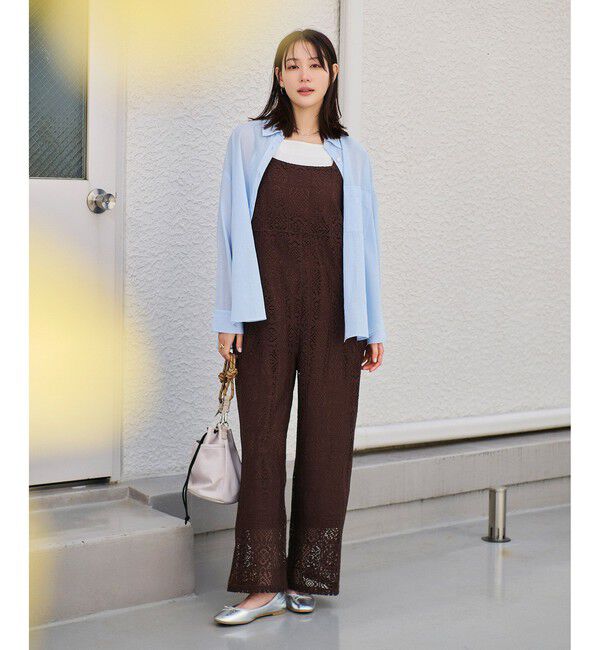 Rope&rsquo;Picnic「お着軽シャツシリーズ 無地・ストライプ 2WAYシアーブラウス/接触冷感・通気性」|シャツ・ブラウス|