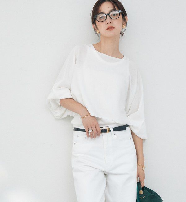  「予約【A・MONN】【セット着用可】cropped KNIT」|ニット・セーター|