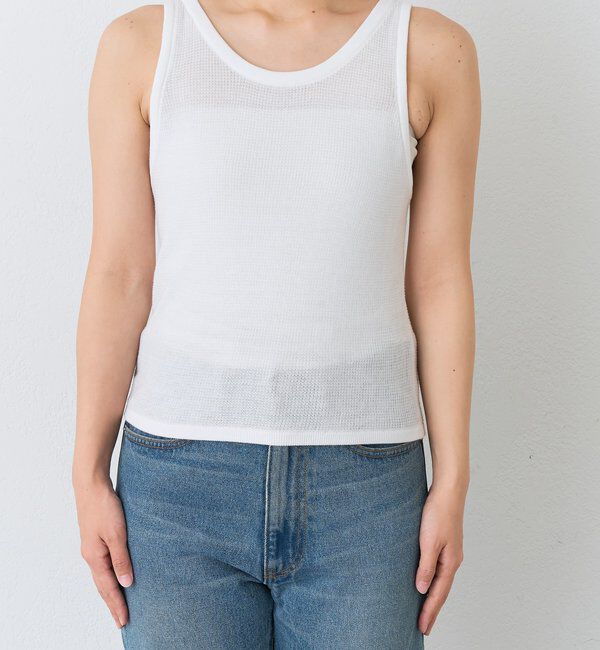  「予約【A・MONN】【セット着用可】tank KNIT」|ニット・セーター|