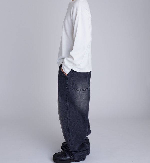  「【UNISEX】【Sourcream】ワッフルヘンリーL/STEE[26AW]」|Tシャツ・カットソー|