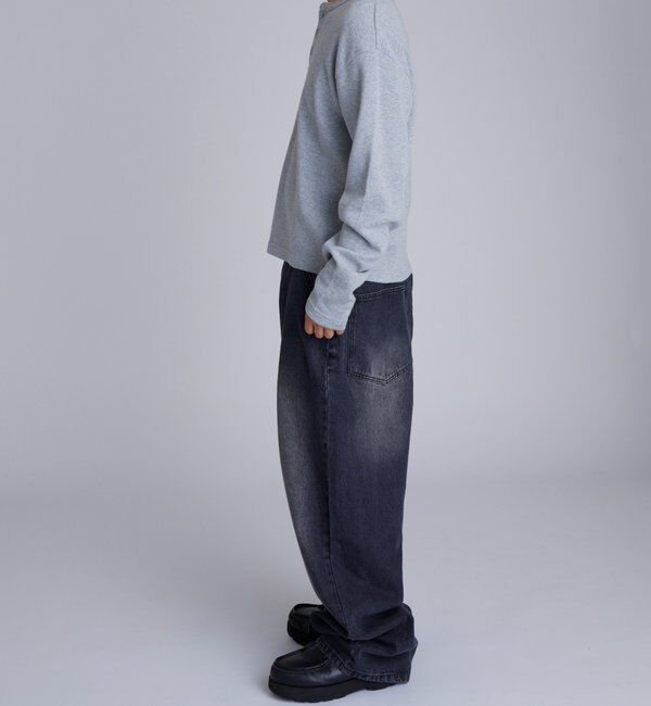  「【UNISEX】【Sourcream】ワッフルヘンリーL/STEE[26AW]」|Tシャツ・カットソー|