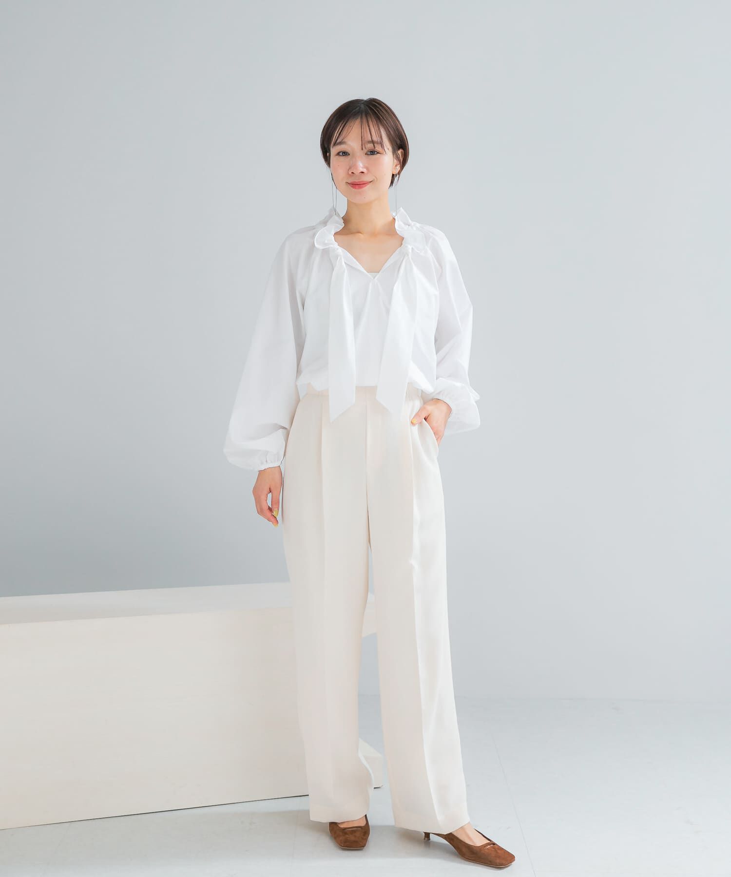 URBAN RESEARCH ROSSO「DONEEYU　ダブルクロスワイドパンツ」|その他|