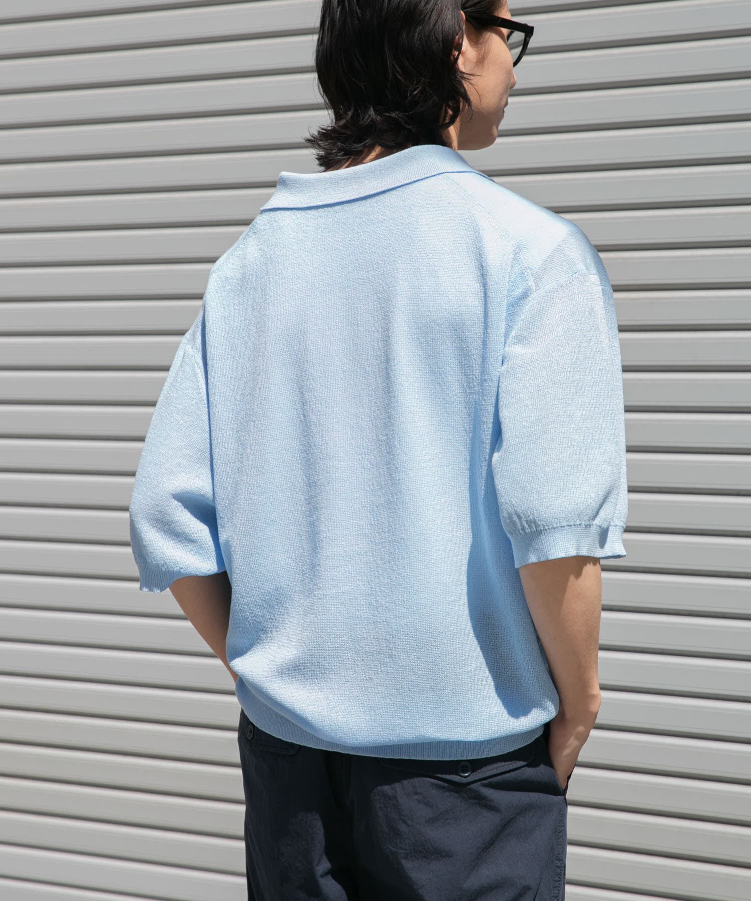 URBAN RESEARCH DOORS「FORK&SPOON　リネンブレンドスキッパーニット」|ニット・セーター|