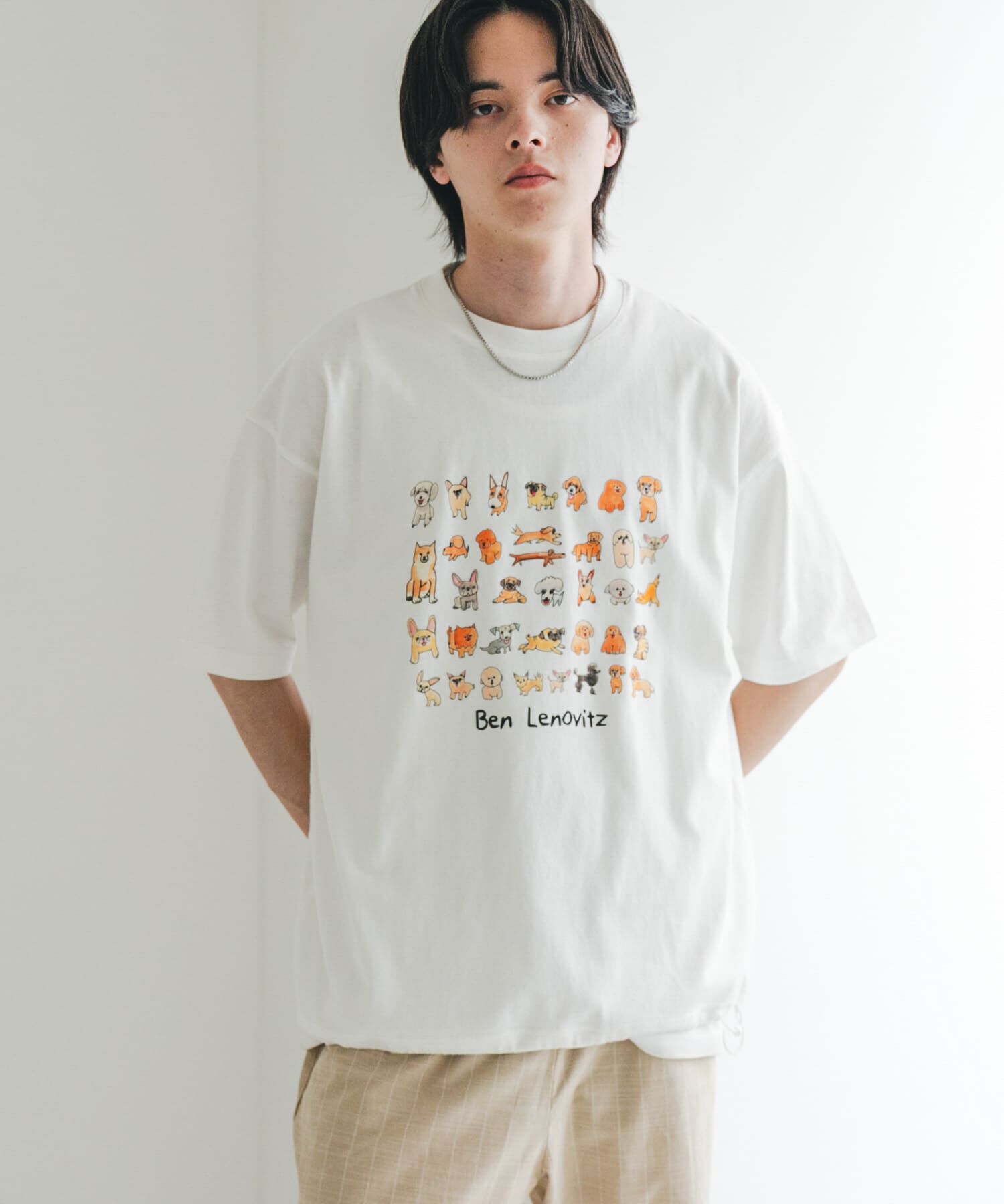 SENSE OF PLACE by URBAN RESEARCH「『別注』Ben Lenovitz&times;SENSE OF PLACE　SHORT-SLEEVE T-SHIRTS」|Tシャツ・カットソー|