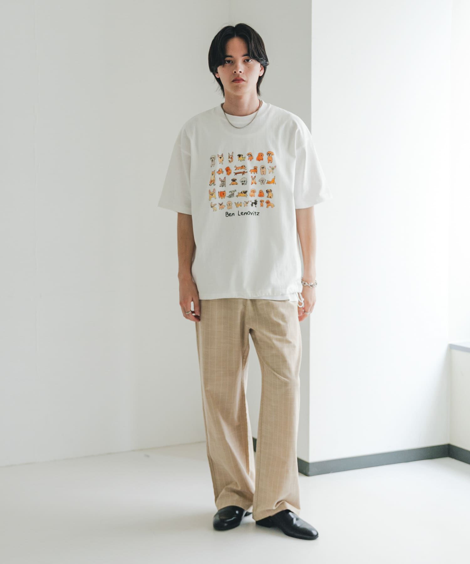 SENSE OF PLACE by URBAN RESEARCH「『別注』Ben Lenovitz&times;SENSE OF PLACE　SHORT-SLEEVE T-SHIRTS」|Tシャツ・カットソー|