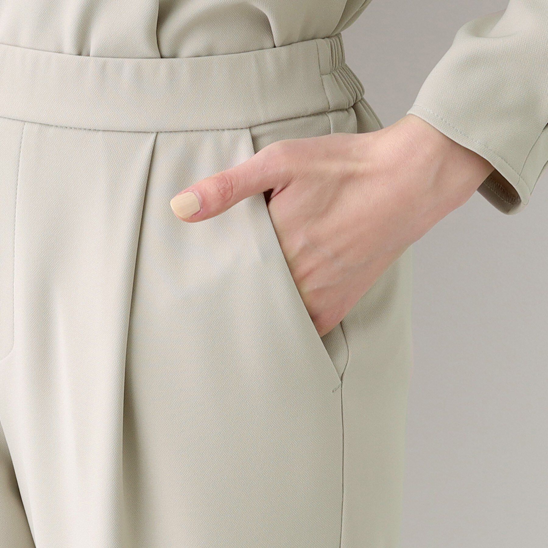 INDIVI「【洗える／SETUP可能】テーパードパンツ」|その他|
