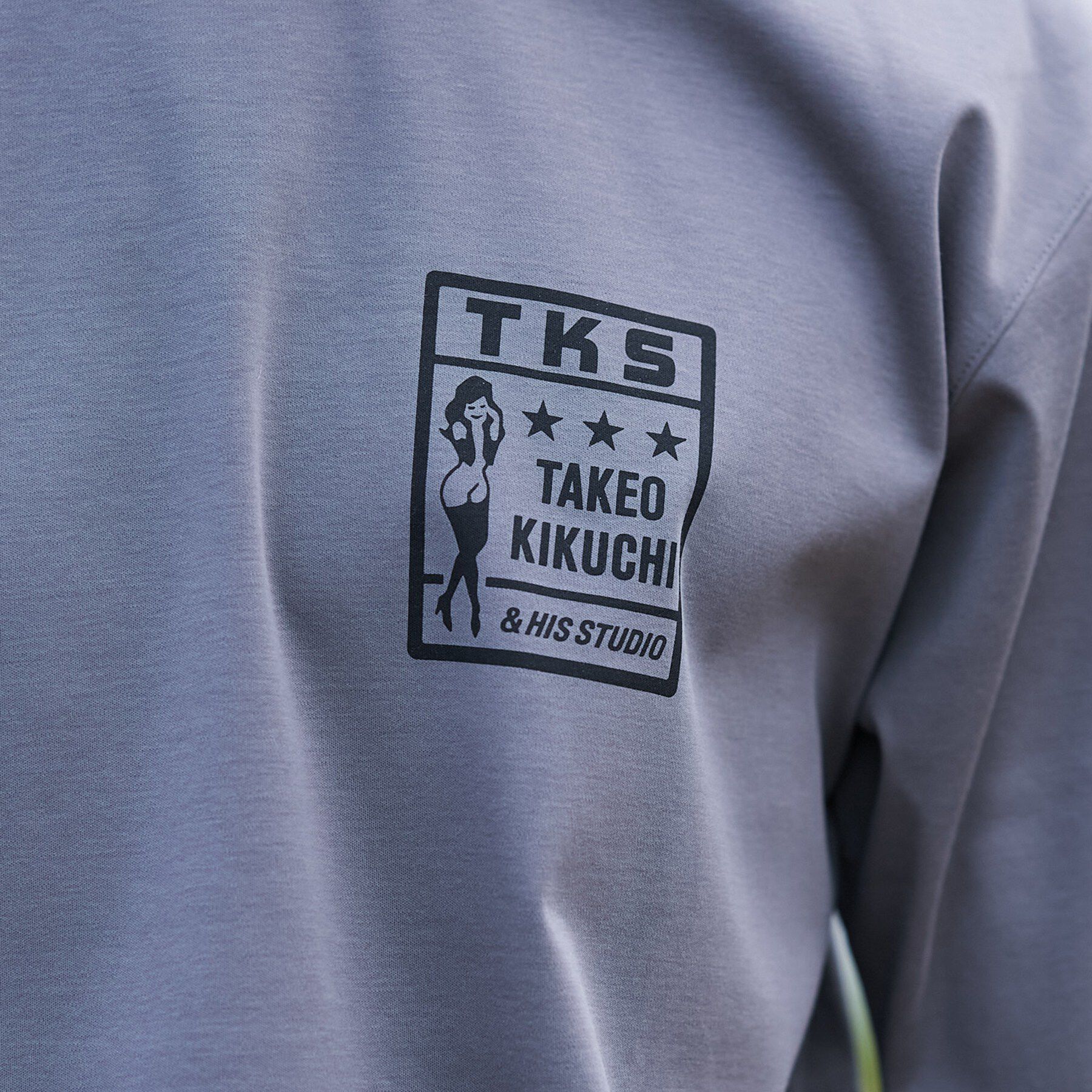 TAKEO KIKUCHI「【BOWLER HAT LABEL】アイスクリアコットン ピンナップガール 半袖Tシャツ」|Tシャツ・カットソー|
