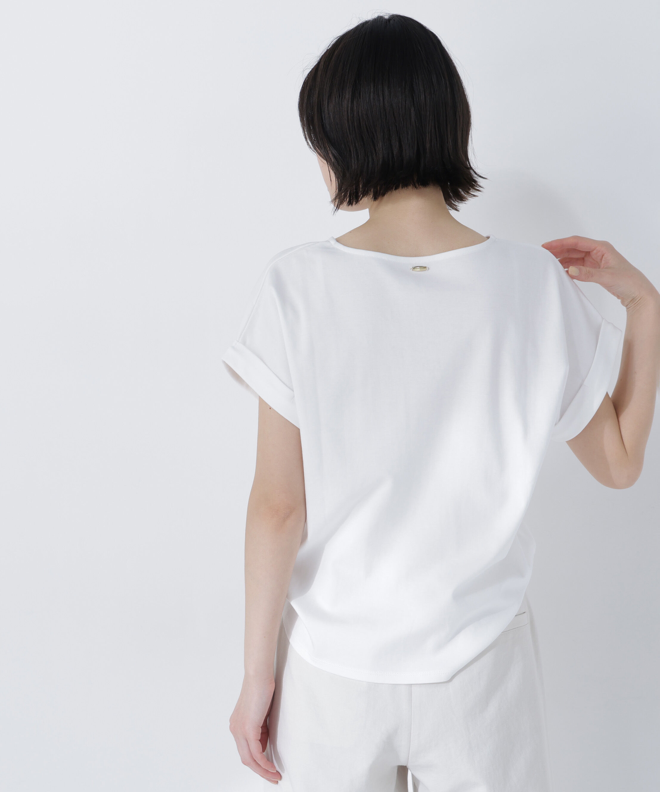  「切替スリーブロゴTシャツ」|Tシャツ・カットソー|