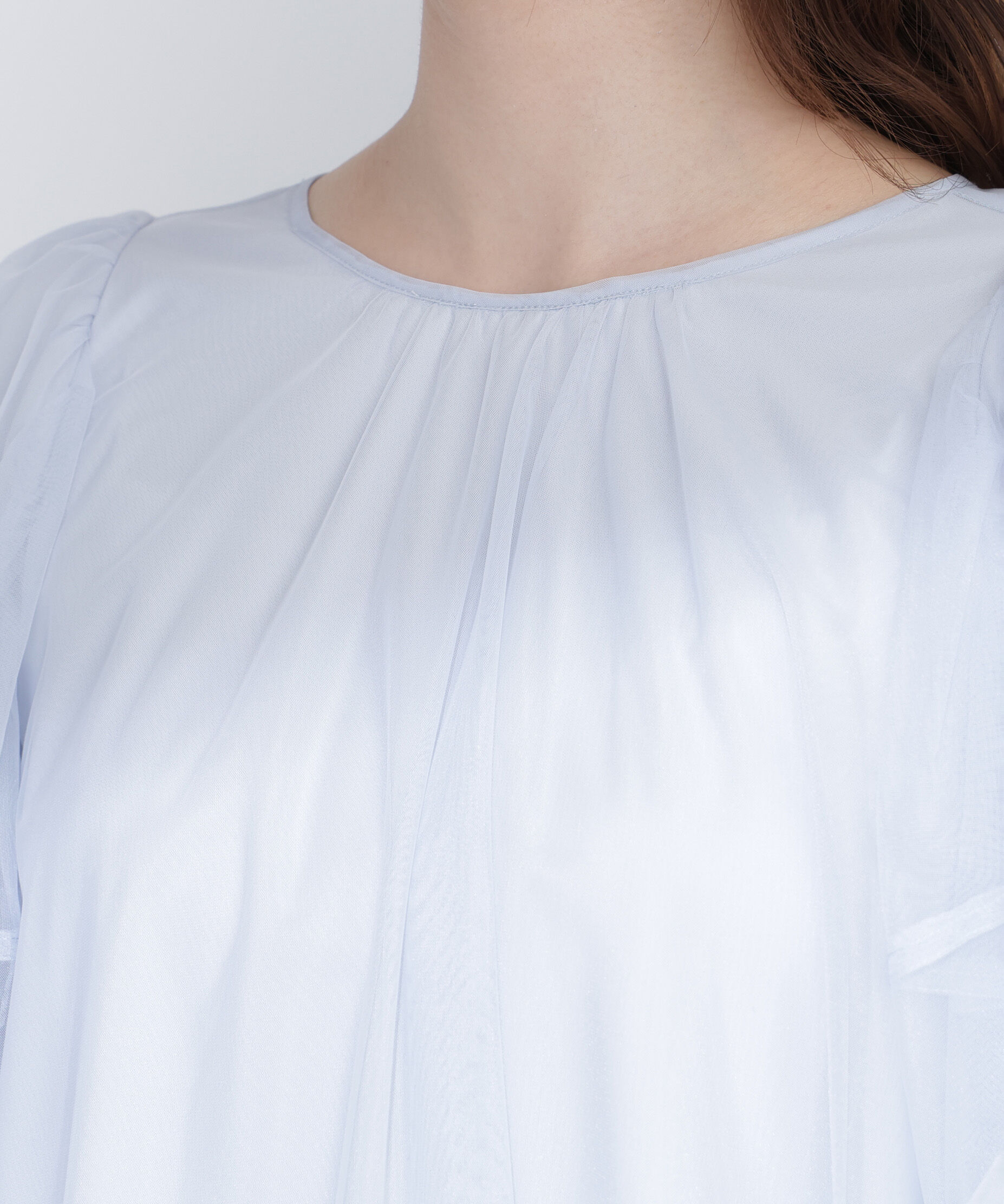  「チュールレイヤードトップス」|Tシャツ・カットソー|