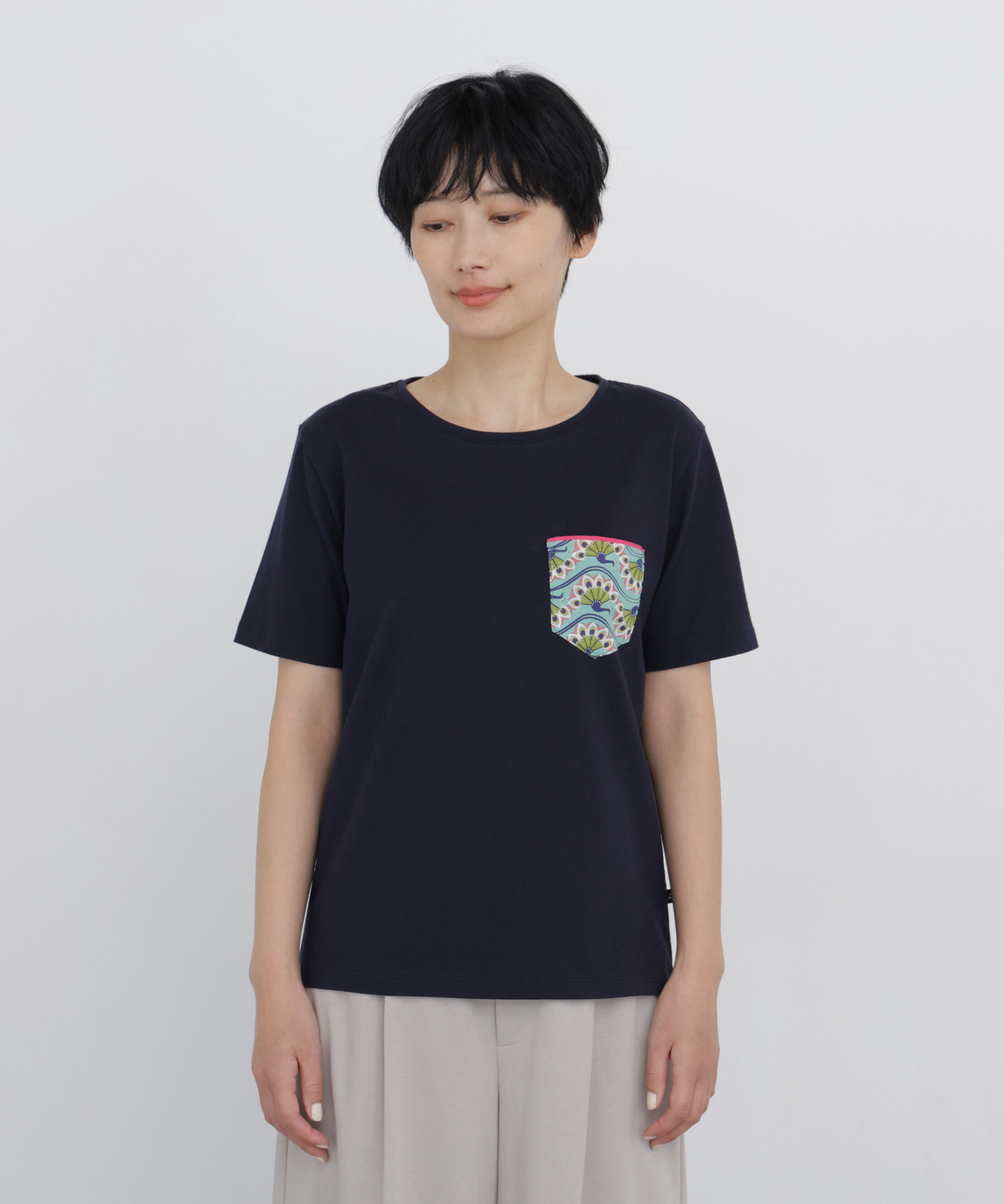  「《 大人気！ / CLOUDYコラボ 》アフリカンモチーフ  ポケットＴシャツ」|Tシャツ・カットソー|