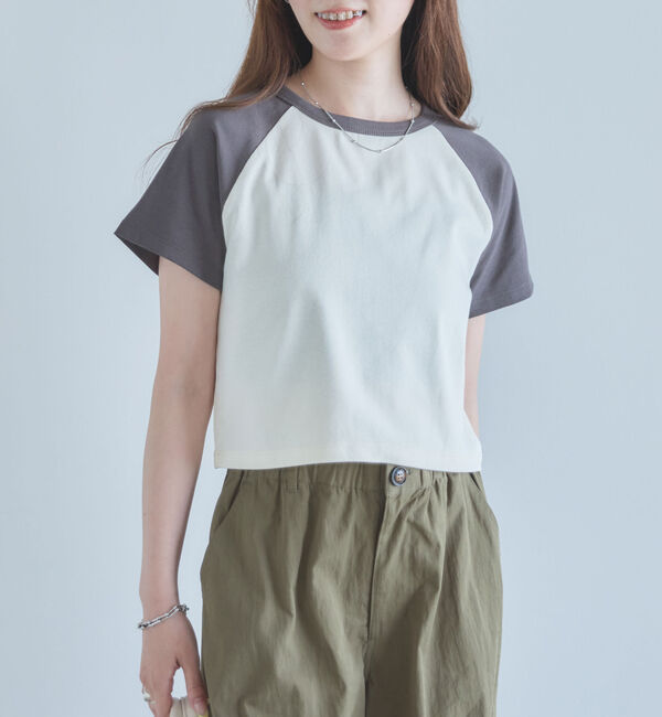 archives「ラグランバイカラーチビＴＥＥ」|Tシャツ・カットソー|