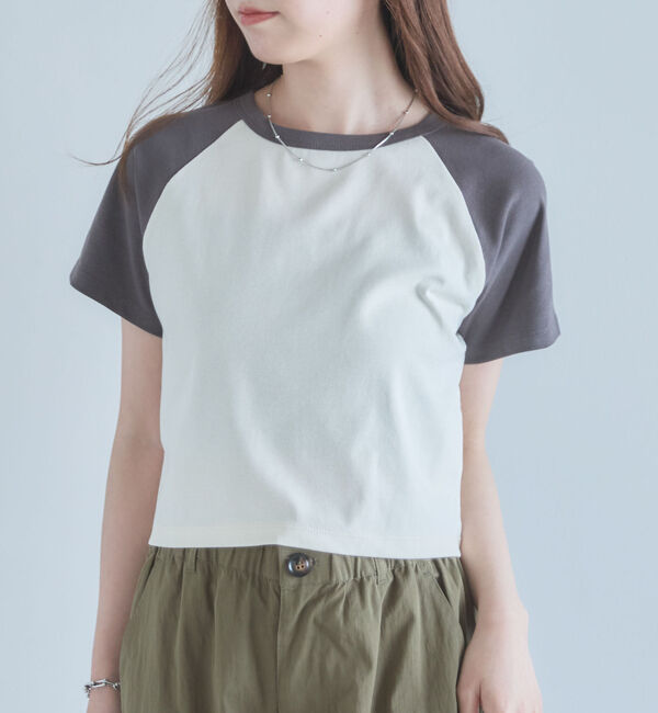 archives「ラグランバイカラーチビＴＥＥ」|Tシャツ・カットソー|