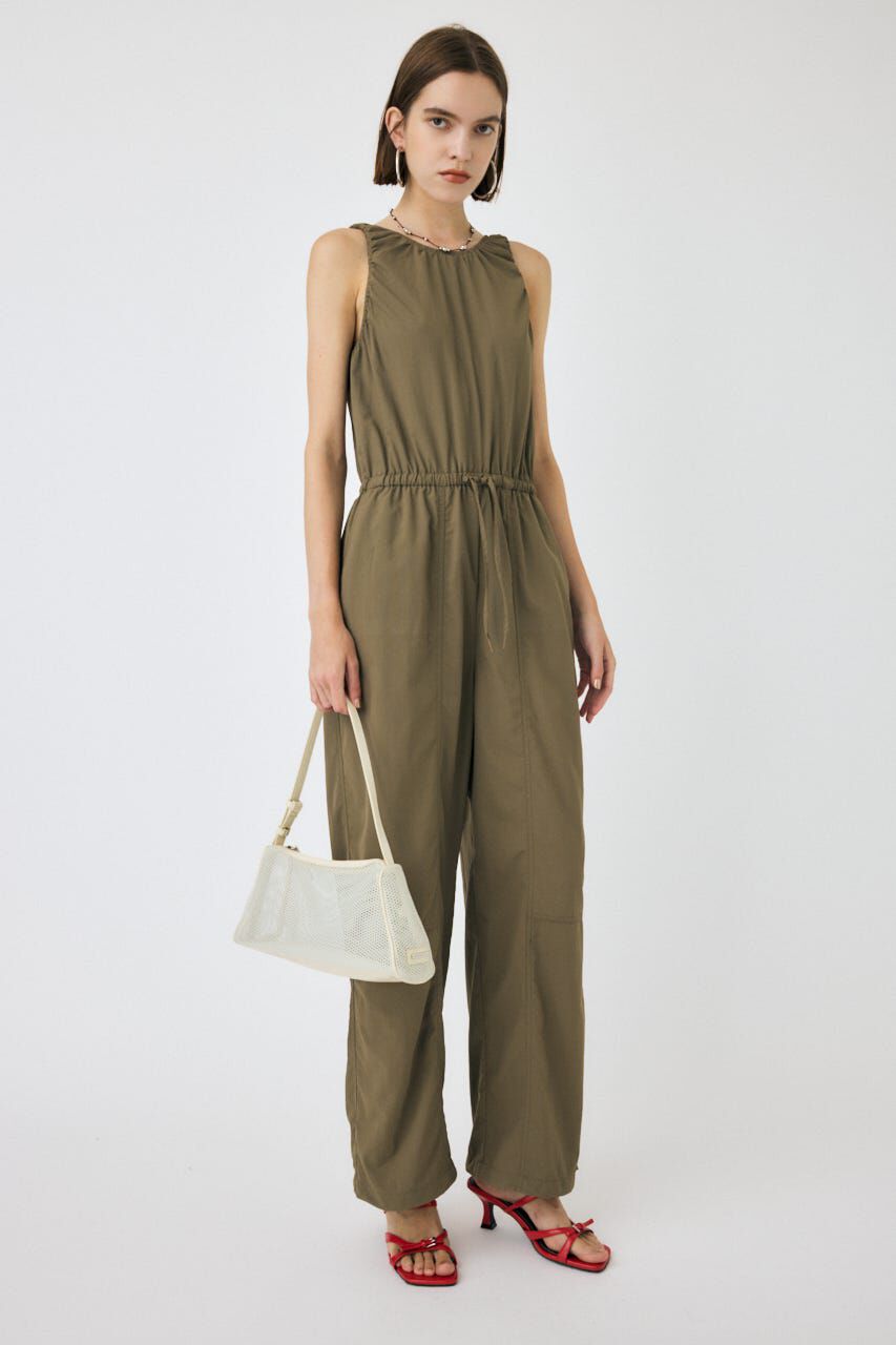 MOUSSY「NYLON GATHER ジャンプスーツ」|その他|