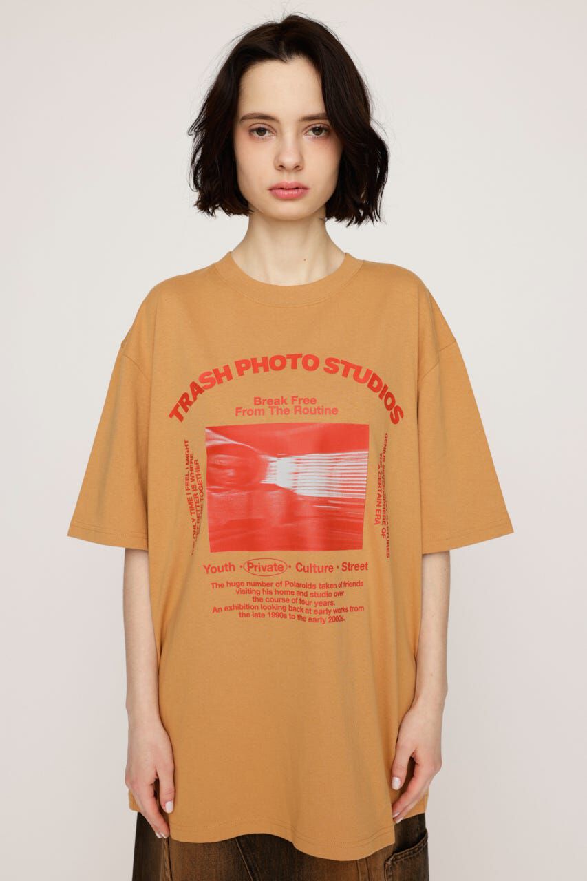 SLY「PHOTO LOGO 2SIZE Tシャツ」|Tシャツ・カットソー|