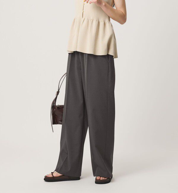 BEAUTY&YOUTH UNITED ARROWS「ゴムギャザー ワイドパンツ ウォッシャブル 防シワ」|その他|