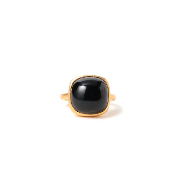 Demi-Luxe BEAMS 「【別注】Fruitsjolie / オニキス リング 13&times;13ｍｍ」|その他|オニキス