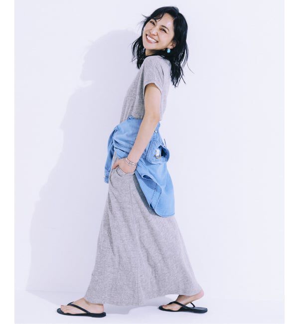 OUTDOOR PRODUCTS Usual Things「WEB限定追加 Cozue Ninomiya ex スラブストレッチワンピース」|ワンピース|