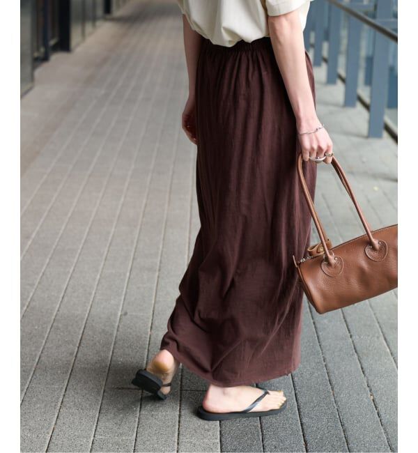 OUTDOOR PRODUCTS Usual Things「≪予約≫追加 スラブテンジクラップスカート」|スカート|