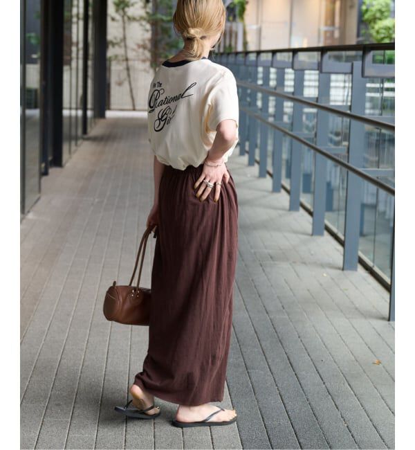 OUTDOOR PRODUCTS Usual Things「≪予約≫追加 スラブテンジクラップスカート」|スカート|
