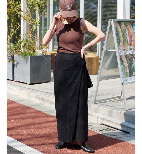 OUTDOOR PRODUCTS Usual Things「≪予約≫追加 スラブテンジクラップスカート」|スカート|
