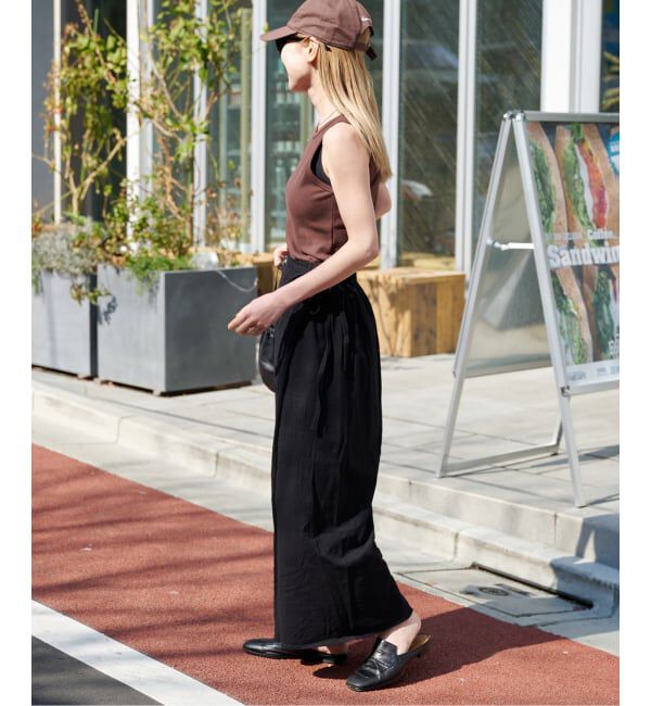 OUTDOOR PRODUCTS Usual Things「≪予約≫追加 スラブテンジクラップスカート」|スカート|